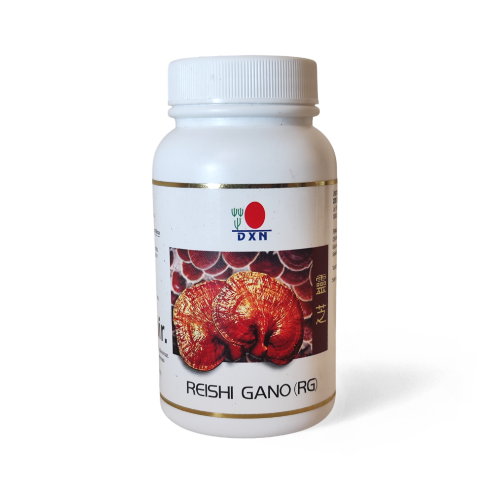 Reishi Gano (RG) is formulated from Ganoderma lucidum.